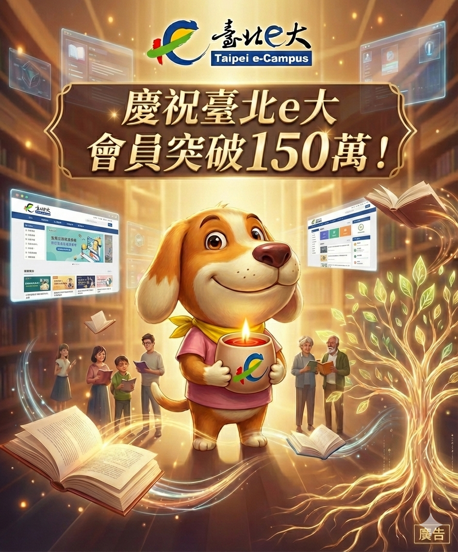 慶祝臺北e大會員突破150萬！